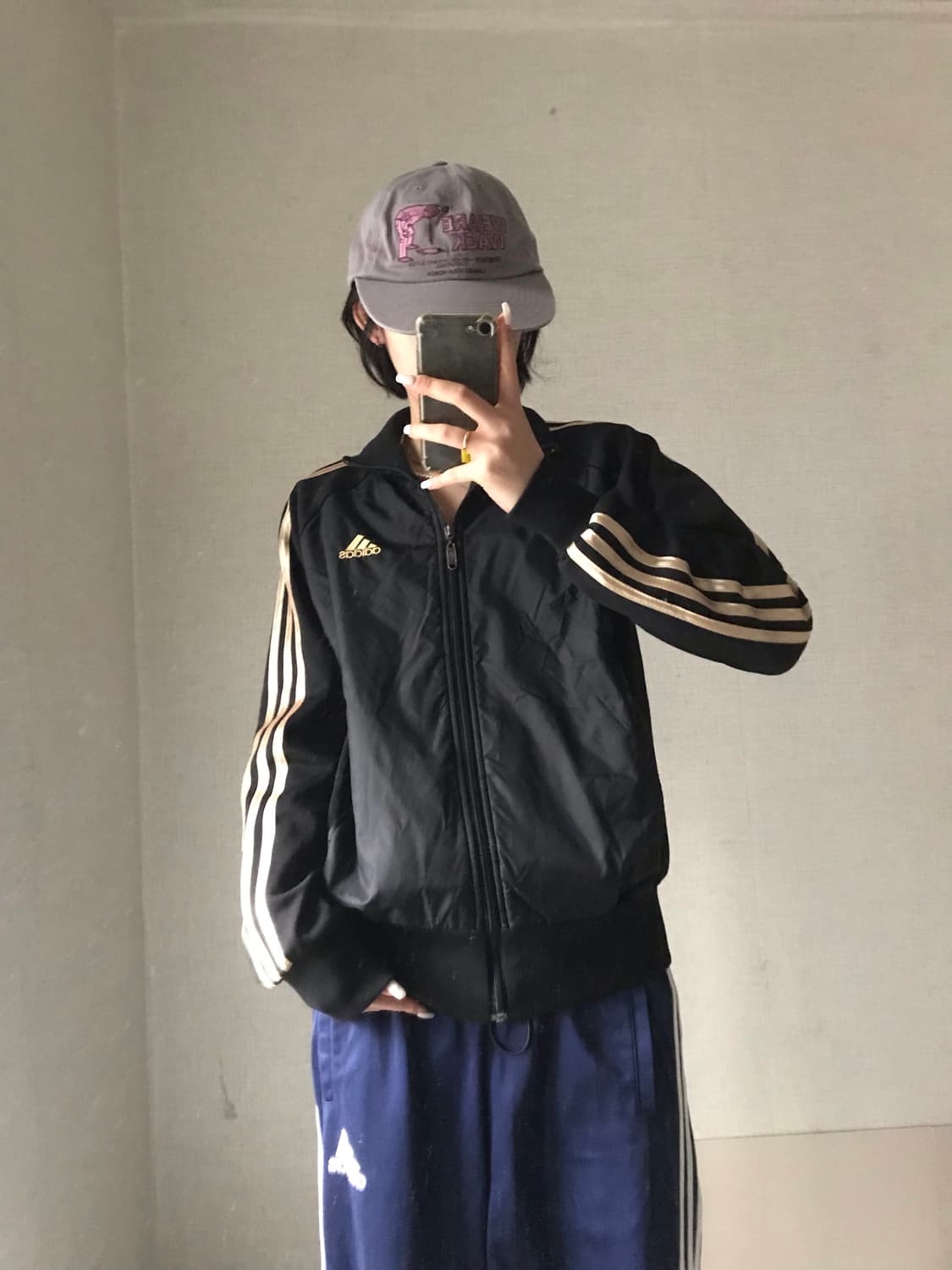 아디다스 블랙 골드 져지 상품이미지5