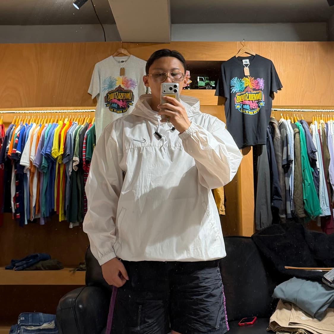 나이키 90s 올드스쿨 나일론 풀오버 아노락 XL 상품이미지10