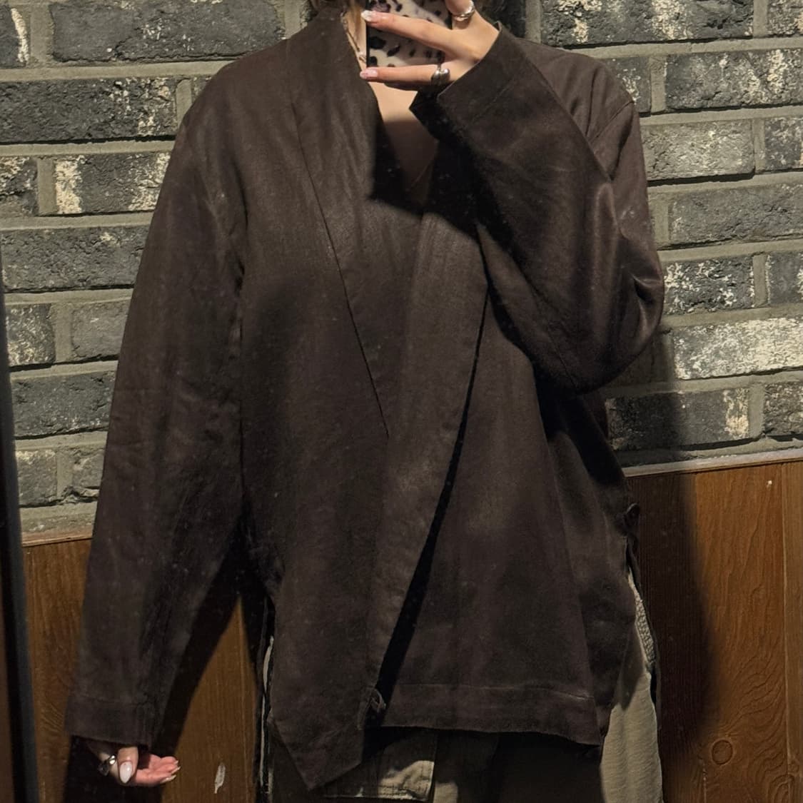 L) 플랜테이션 이세이미야케 린넨 셔츠 자켓 상품이미지10