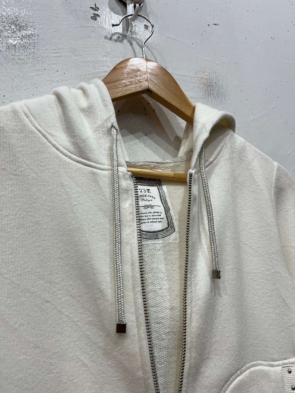 23 JPN 스터드 후드집업 우먼즈 상품이미지4