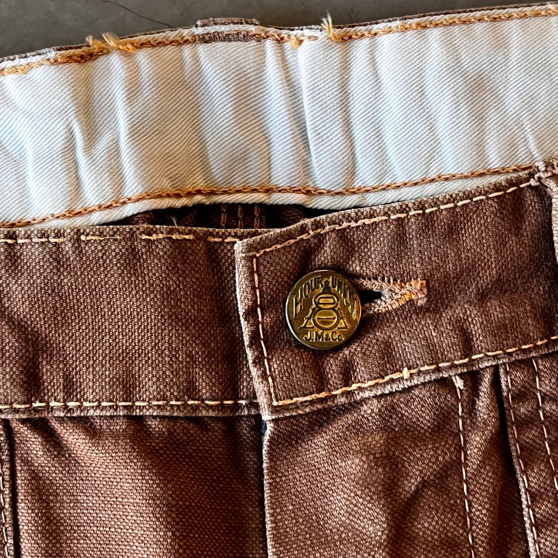 리얼맥코이 더블니 팬츠 상품이미지6