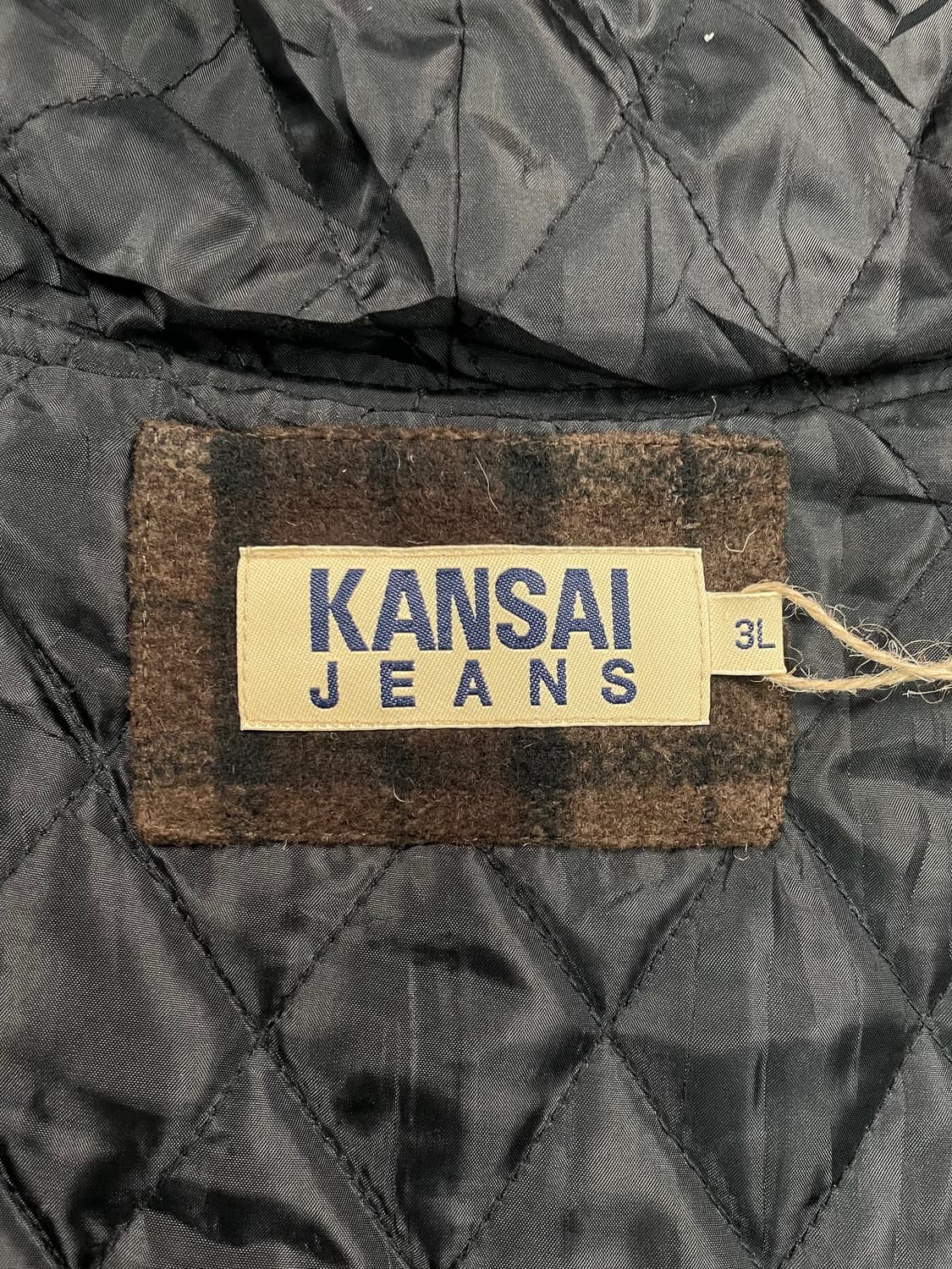 칸사이진 체크 플란넬 후드 자켓 상품이미지7