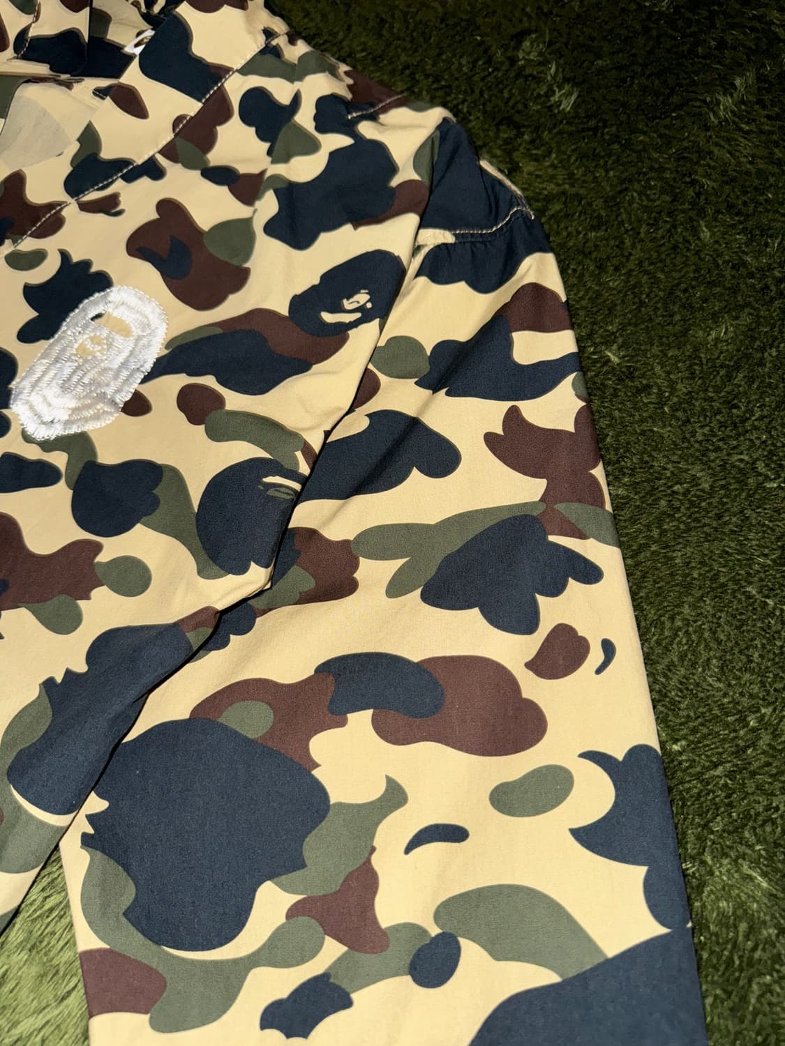 [L] BAPE 베이프 1st 카모 기모노 셔츠 자켓 상품이미지4