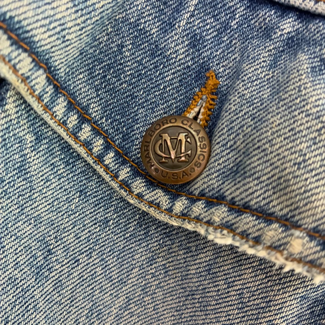 Marlboro   말보루 클래식 90,s 블랭킷 데님 자켓 상품이미지5