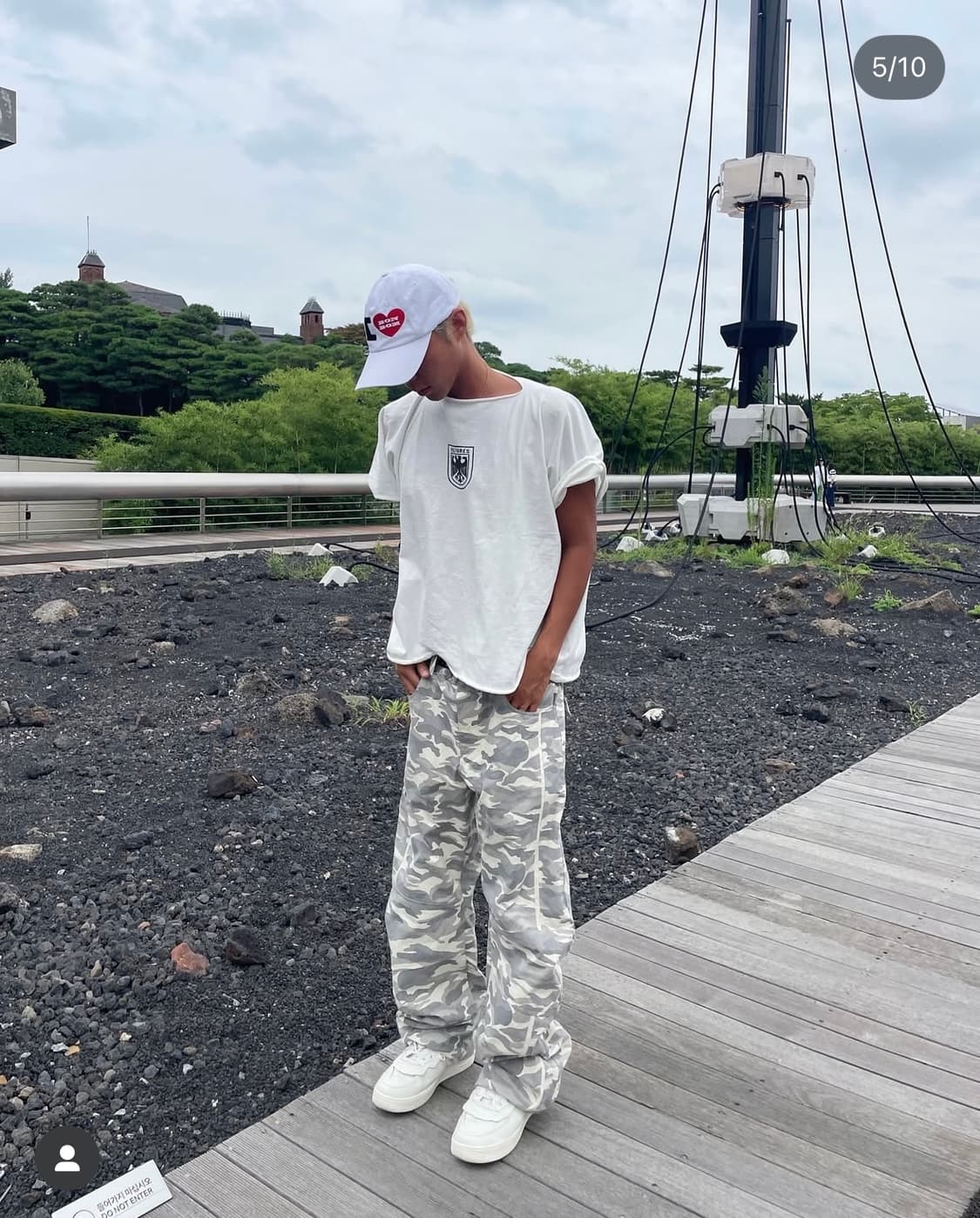 퍼블릭 파머시 화이트 카모 M 상품이미지3