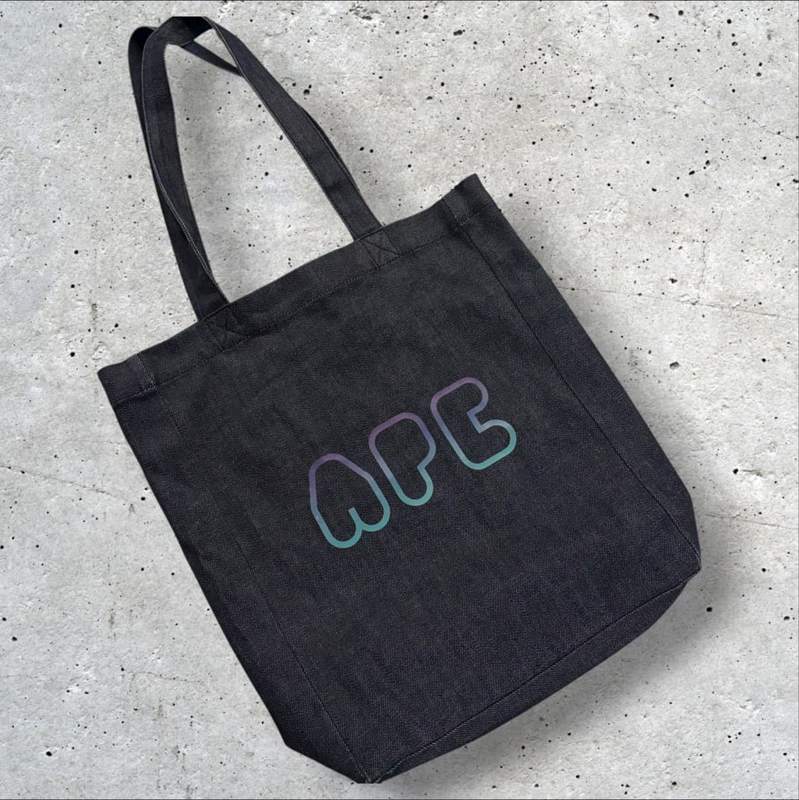 A.P.C 아페쎄 데님 토트백 블루 상품이미지1