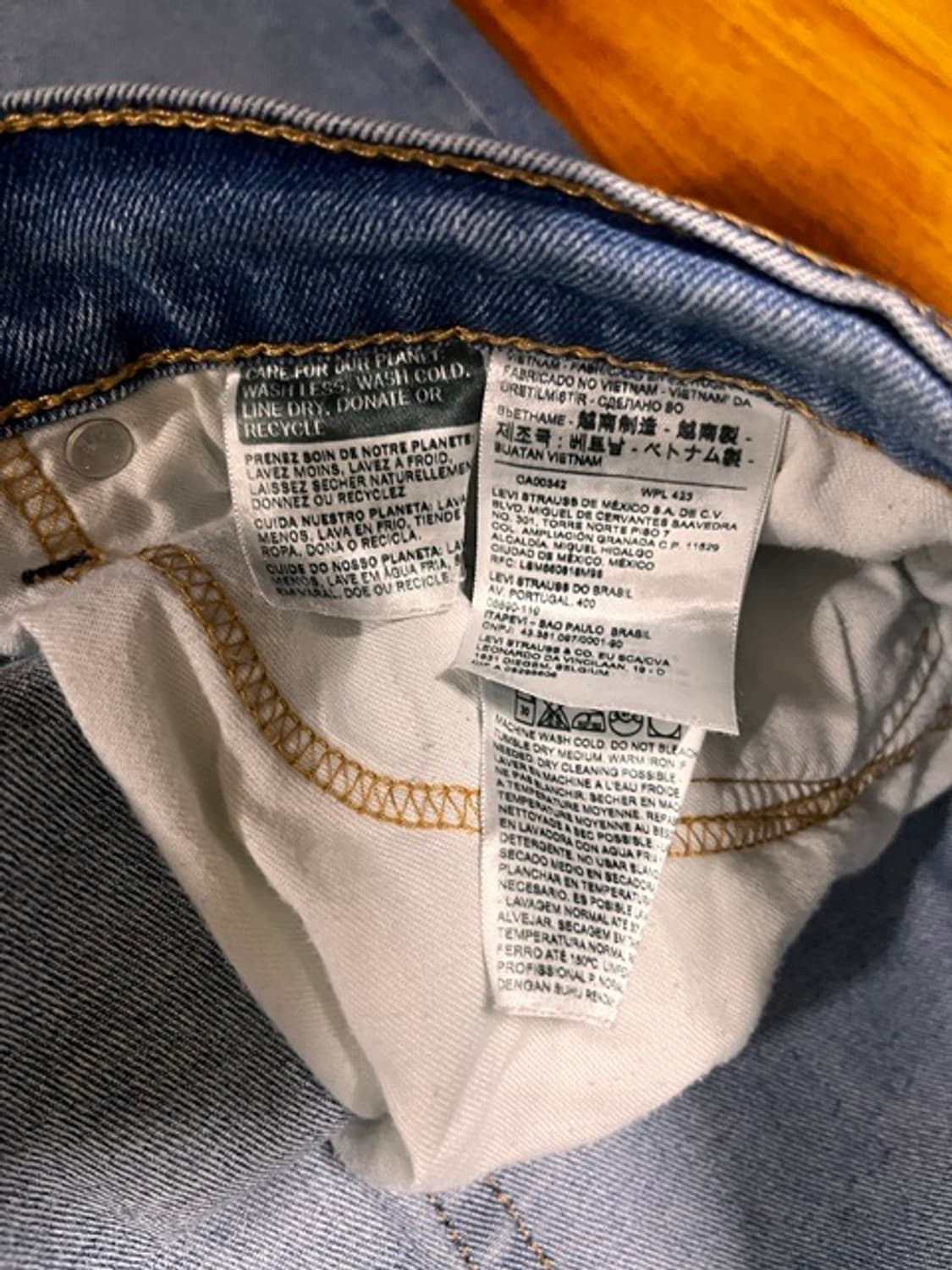 리바이스 505 38 실측 확인 상품이미지4