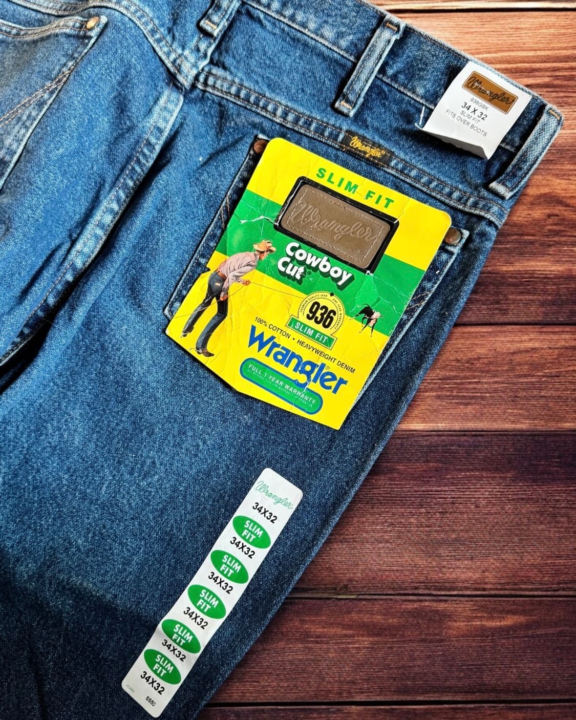 Wrangler의 936 Cowboy Cut Slim Fit 진은 아메리 상품이미지5