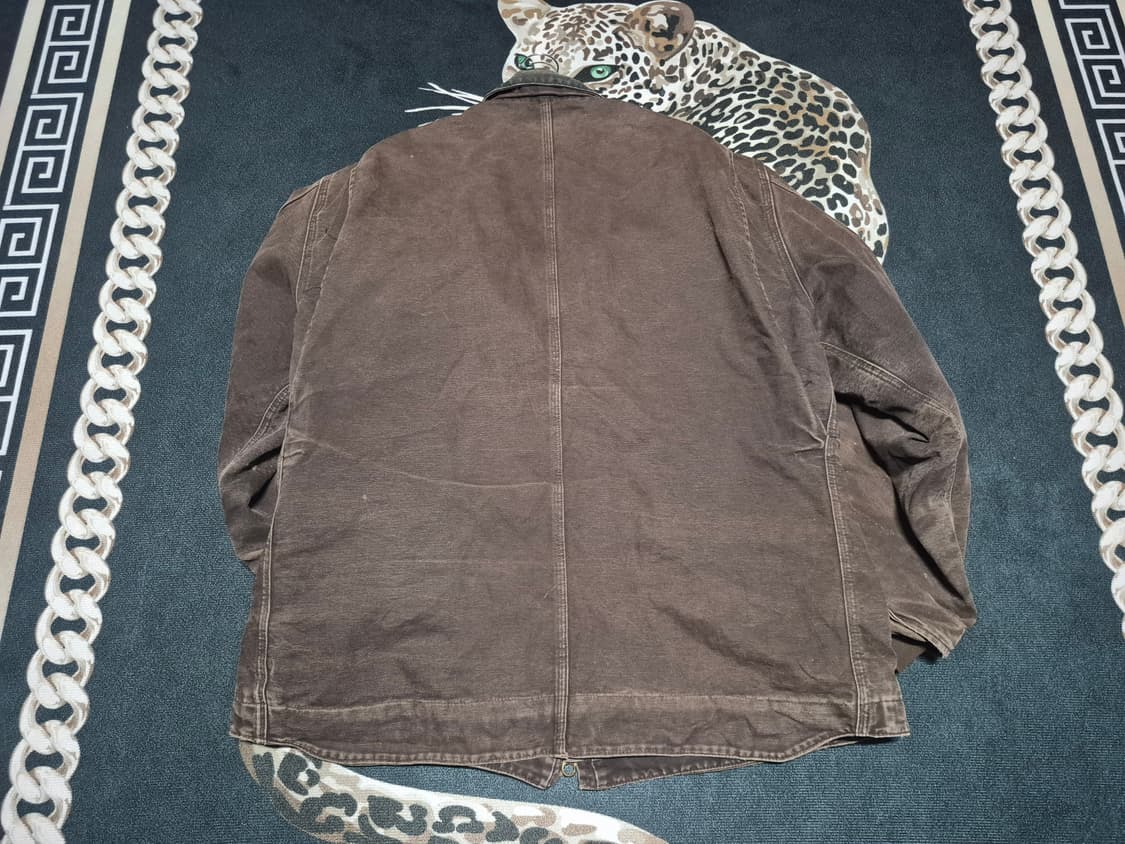 00's 칼하트 디트로이트 샌드스톤 아크틱 코트 자켓 C61 DKB 상품이미지4