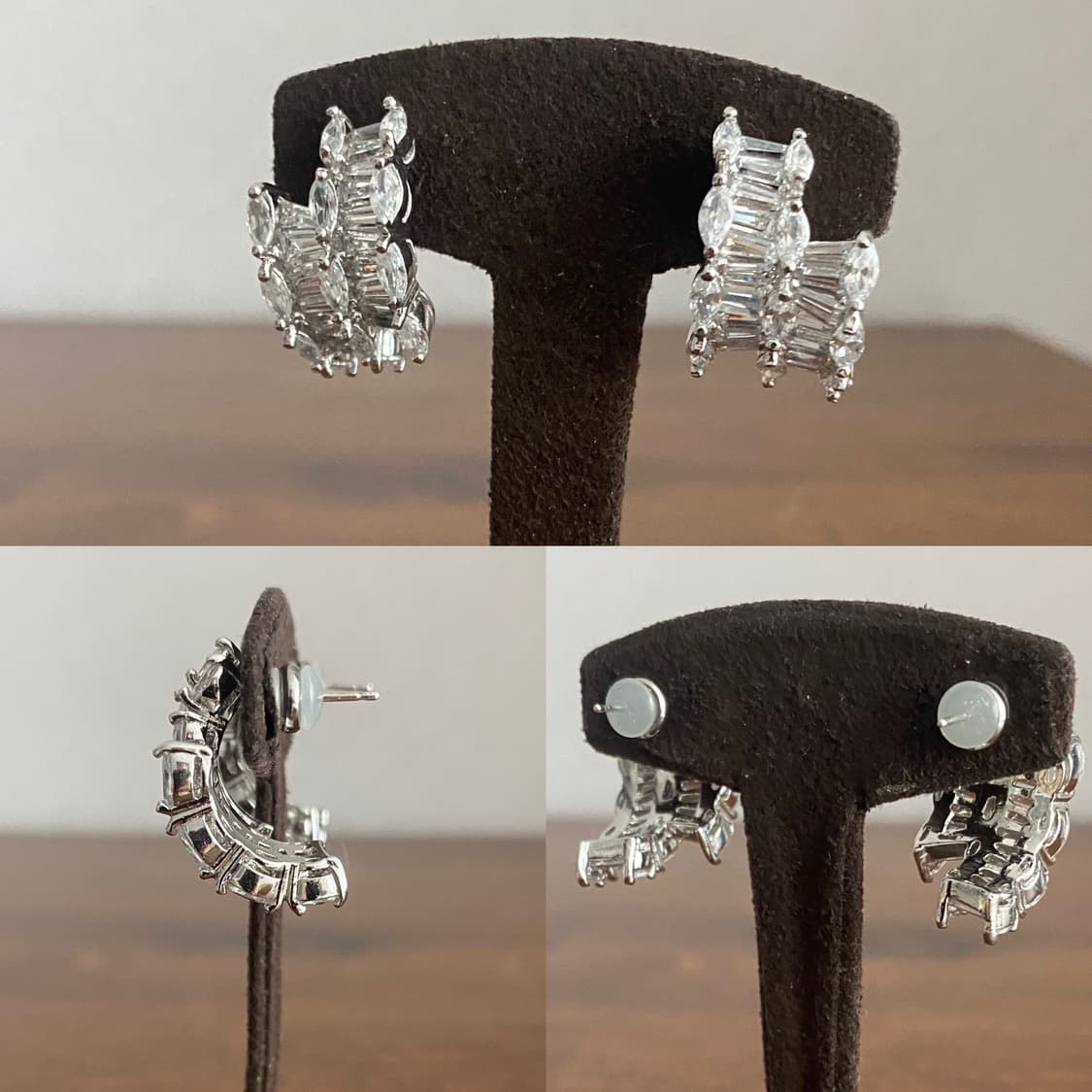 큐빅 악세서리 반지 귀걸이 세트 상품이미지10