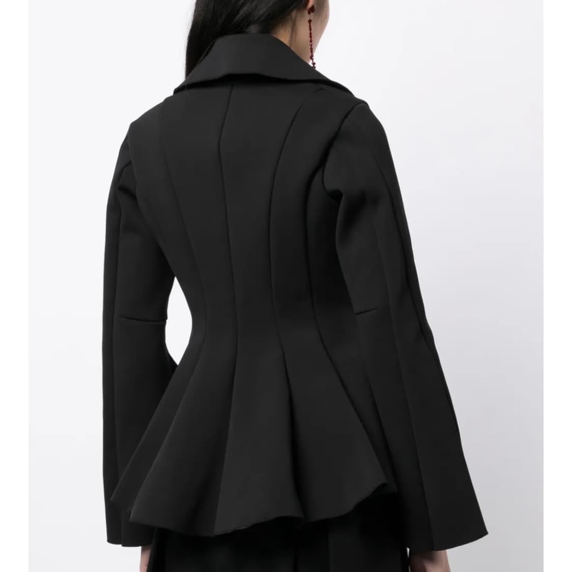 새상품 23aw 느와케이니노미야 꼼데가르송 페플럼 집업재킷 s 상품이미지2