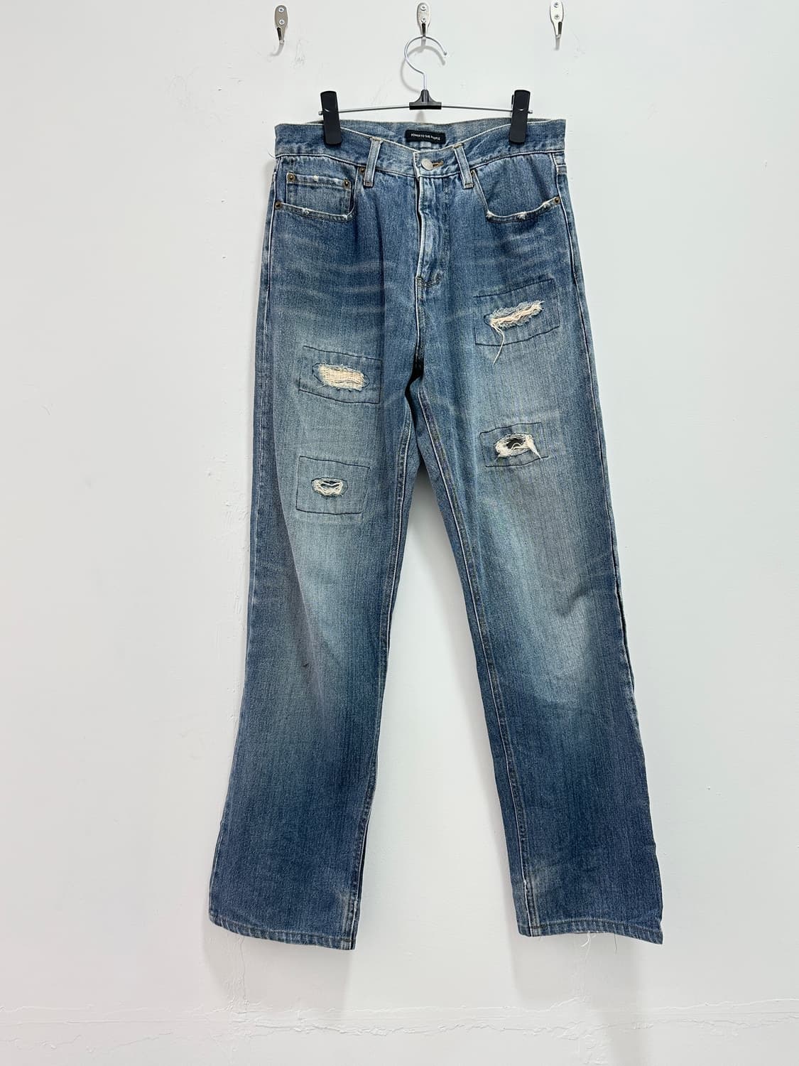 POWER TO THE PEOPLE washing denim pants 상품이미지4
