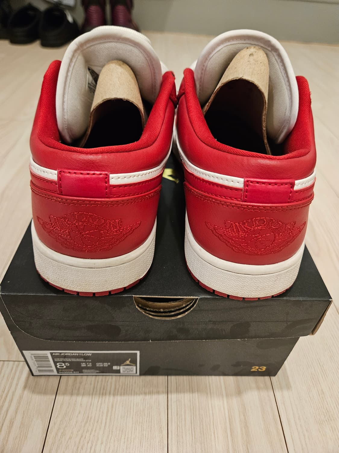 [265] 조던1 로우 짐레드 화이트 상품이미지4