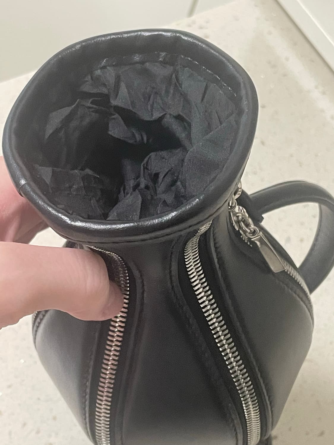 앤더슨벨 미니 바소 백 블랙 상품이미지4