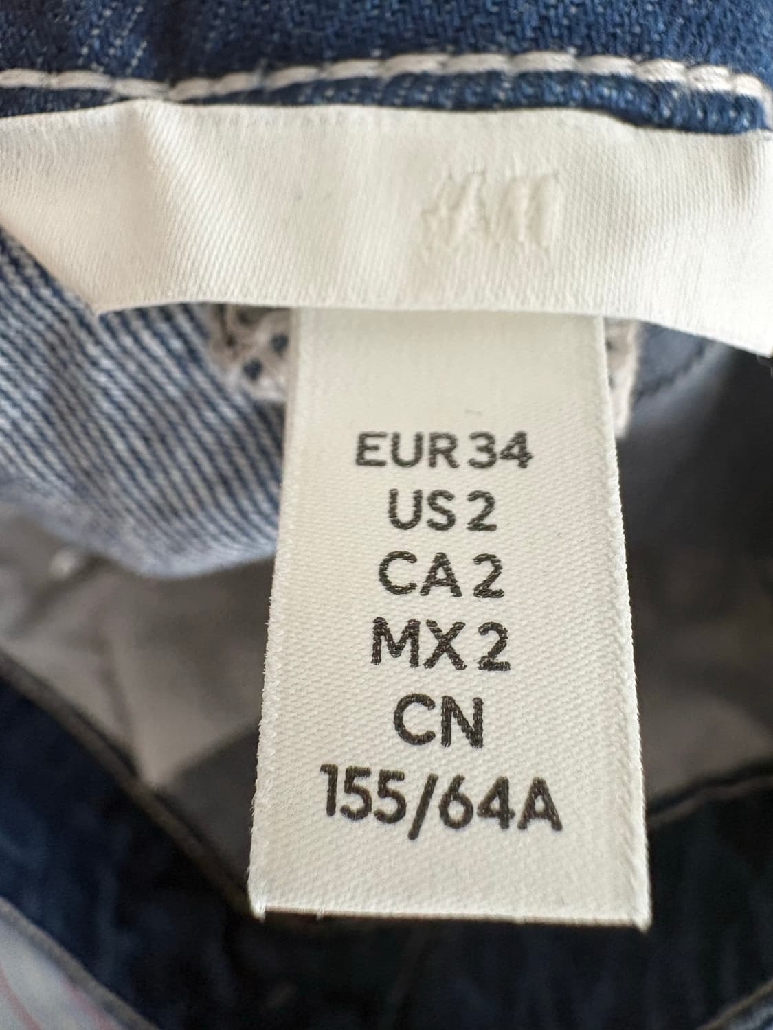 H&M 언발란스 청스커트 상품이미지3