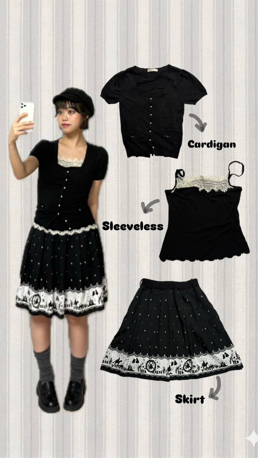 블랙 디즈니 셋 상품이미지1