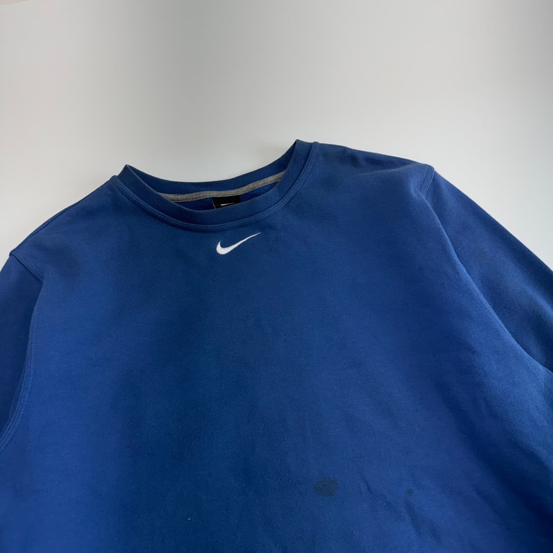 Nike 나이키 화이스 스우시 블루 맨투맨 상품이미지4