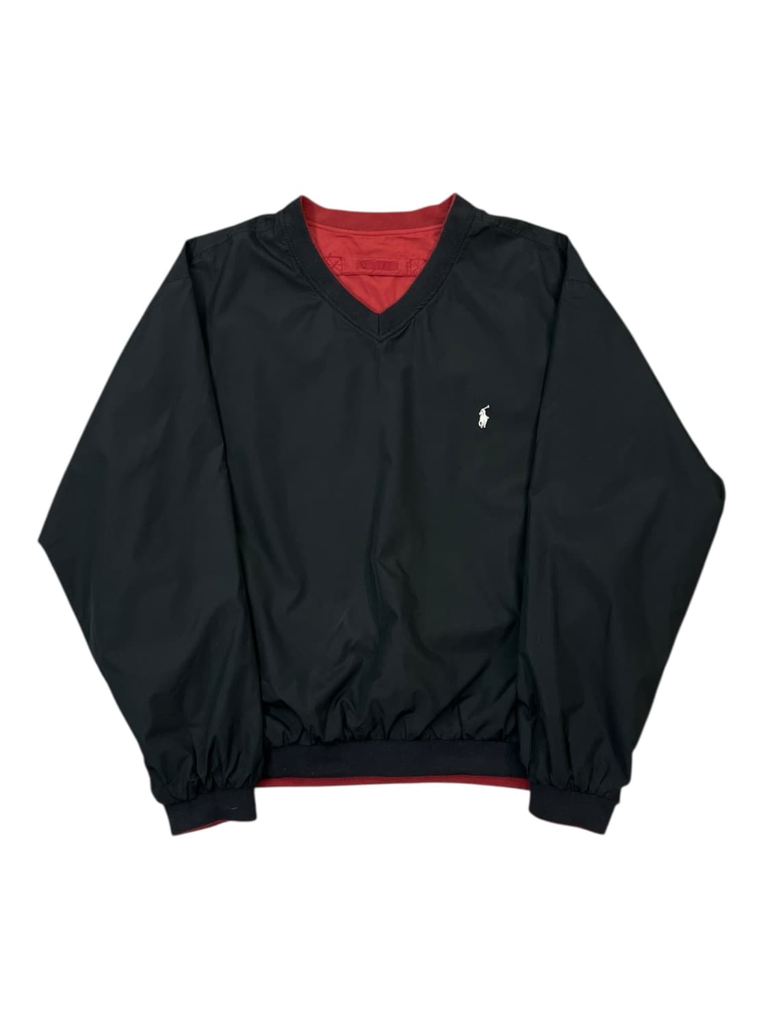 폴로 랄프로렌 USA 브이넥 리버시블 웜업 레드블랙 L  #csz1756 상품이미지4