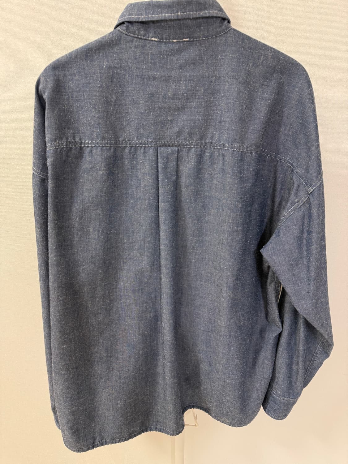 나나미카 23SS 샴브레이 CPO 셔츠 자켓 L사이즈  상품이미지3