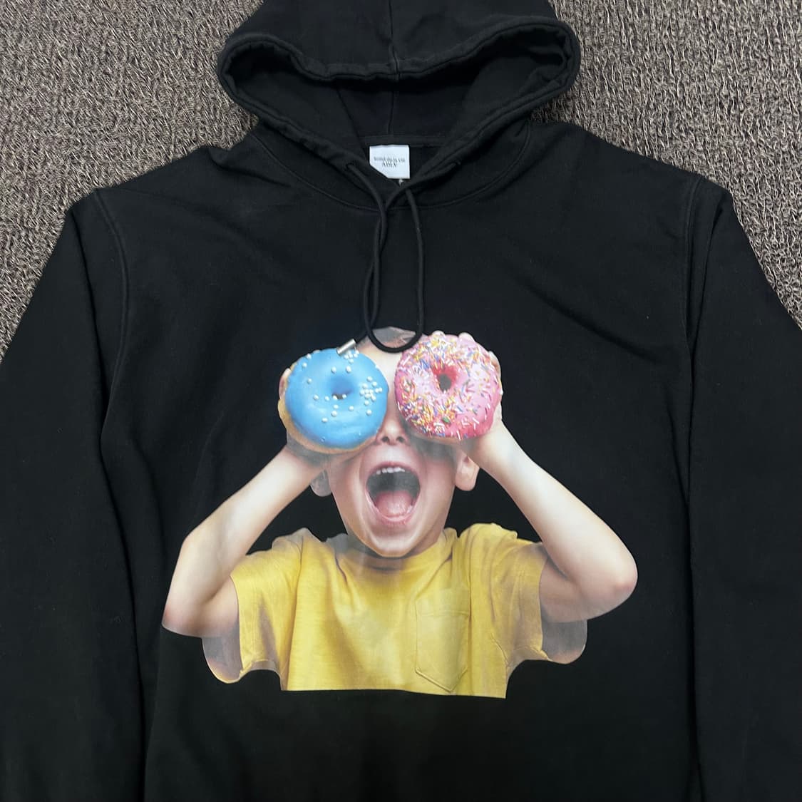 아크메드라비 ADLV 도넛 후드티 블랙 110(2XL) 상품이미지2