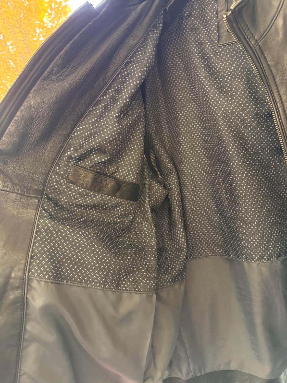 L'UOMO 양가죽 가죽 자켓 110 상품이미지4