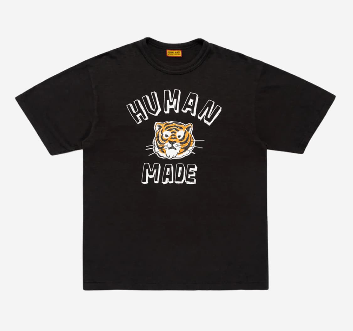 [L,2XL]휴먼메이드 호랑이 그래픽 반팔티 상품이미지1