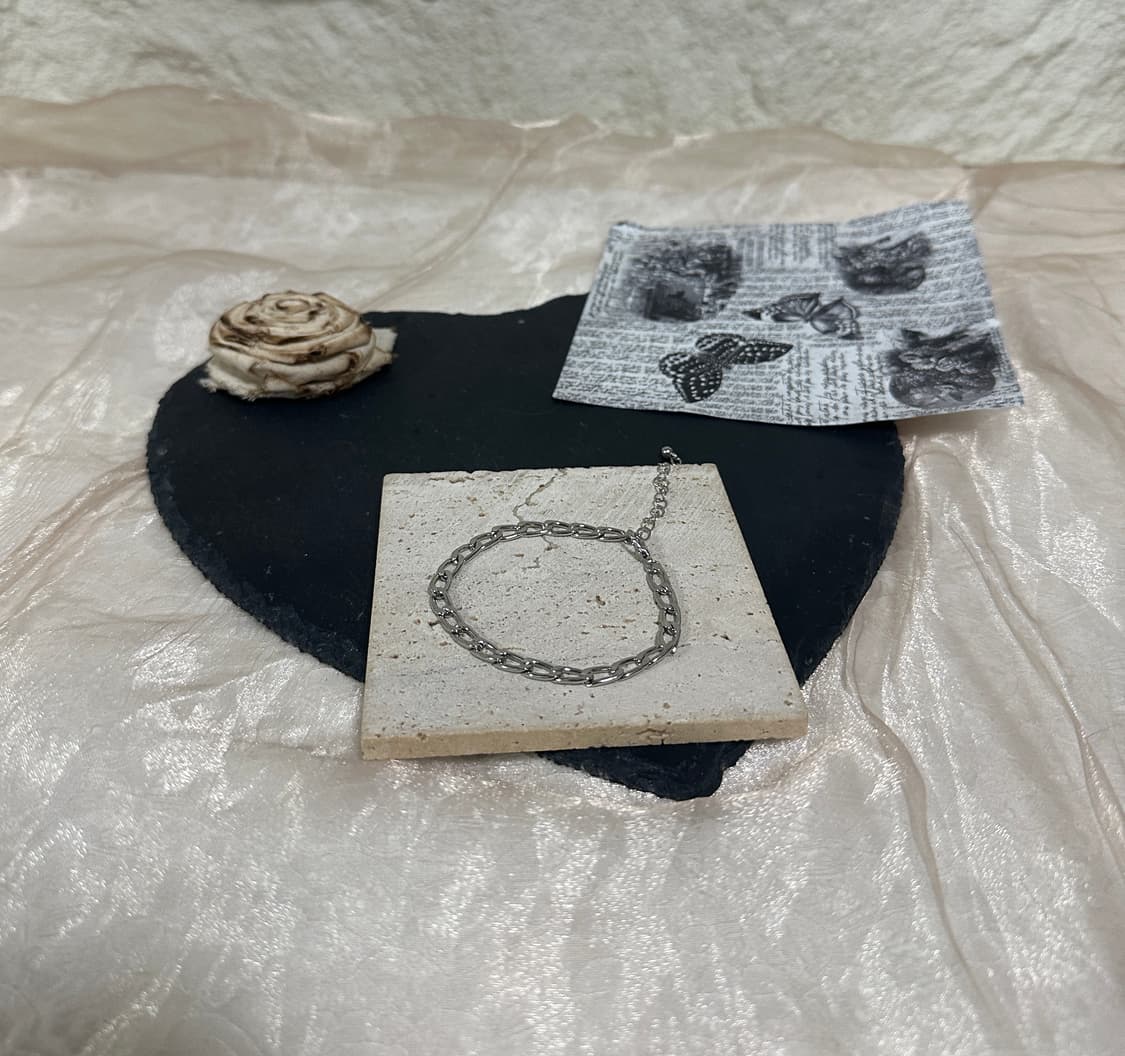 빈티지  쿠바체인 팔찌 상품이미지1