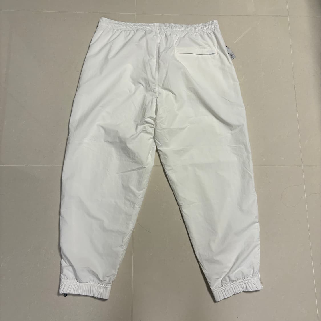 정품 나이키 스우시 화이트 조거팬츠 와이드 바람막이 트랙팬츠 바지 상품이미지8
