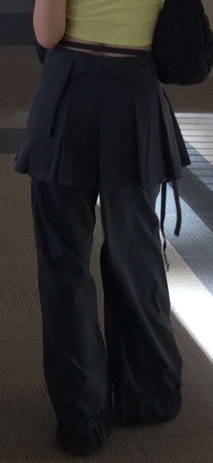 레이어드 스커트 & 와이드 바지 상품이미지1