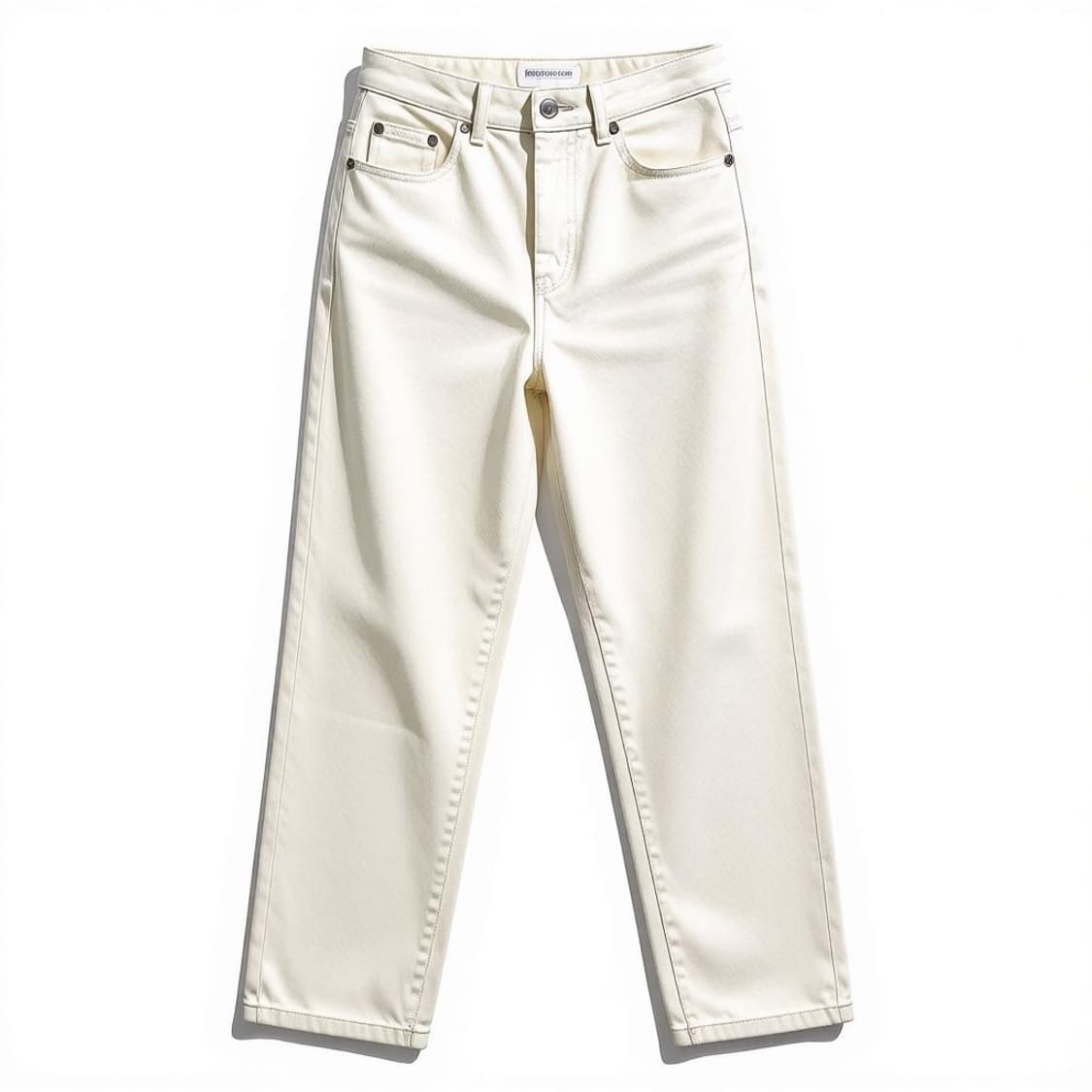 MONGDOL 몽돌 화이트 데님 진 팬츠 S 상품이미지1