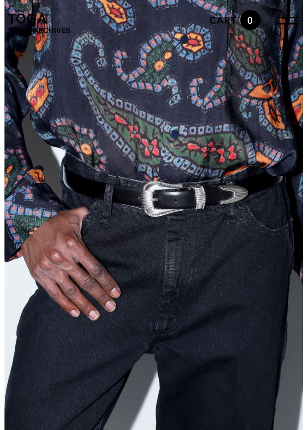 토가 웨스턴 메탈 벨트  상품이미지5