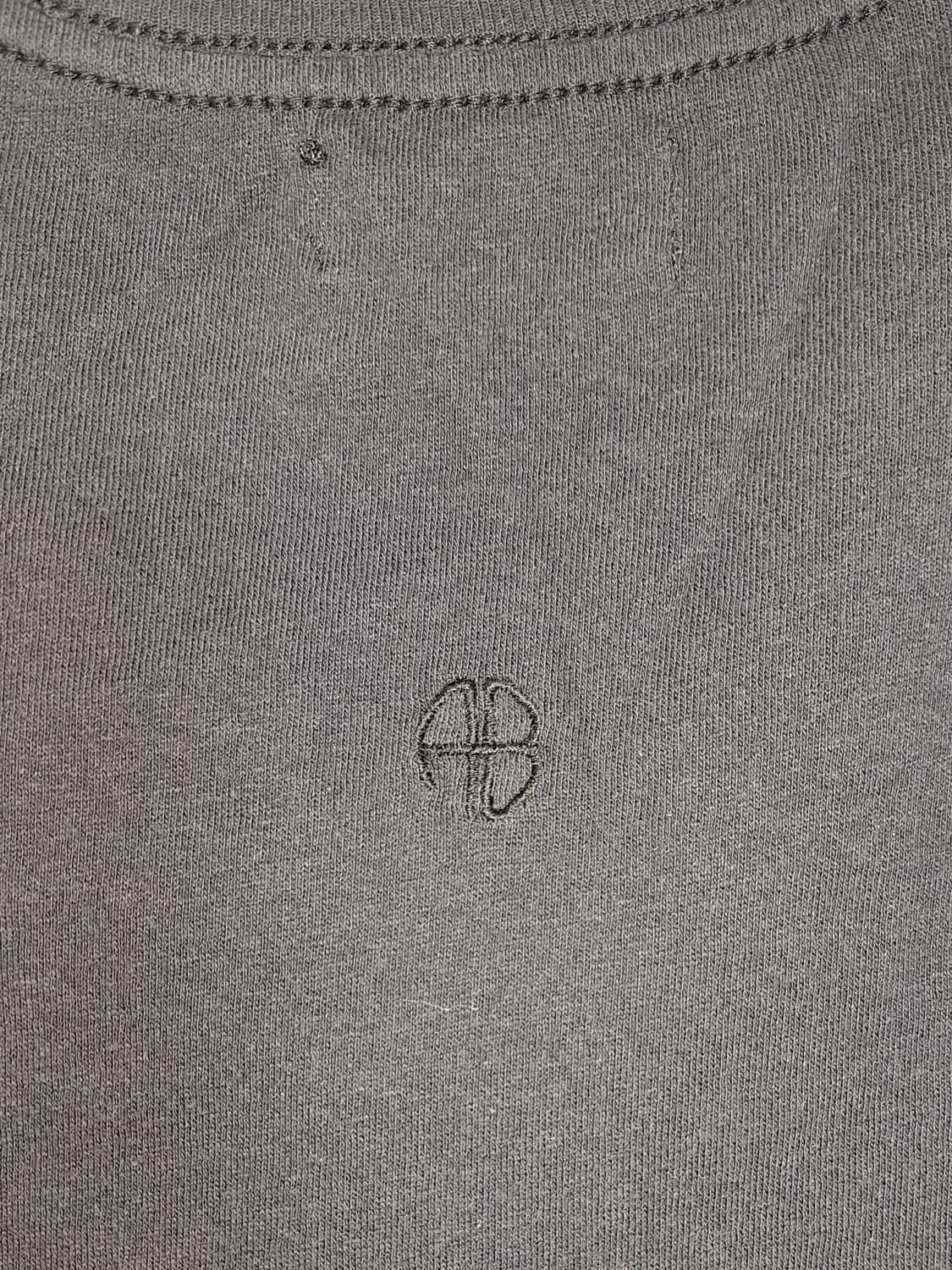 ANINE BING 로고 슬리브리스 탑 S 상품이미지4