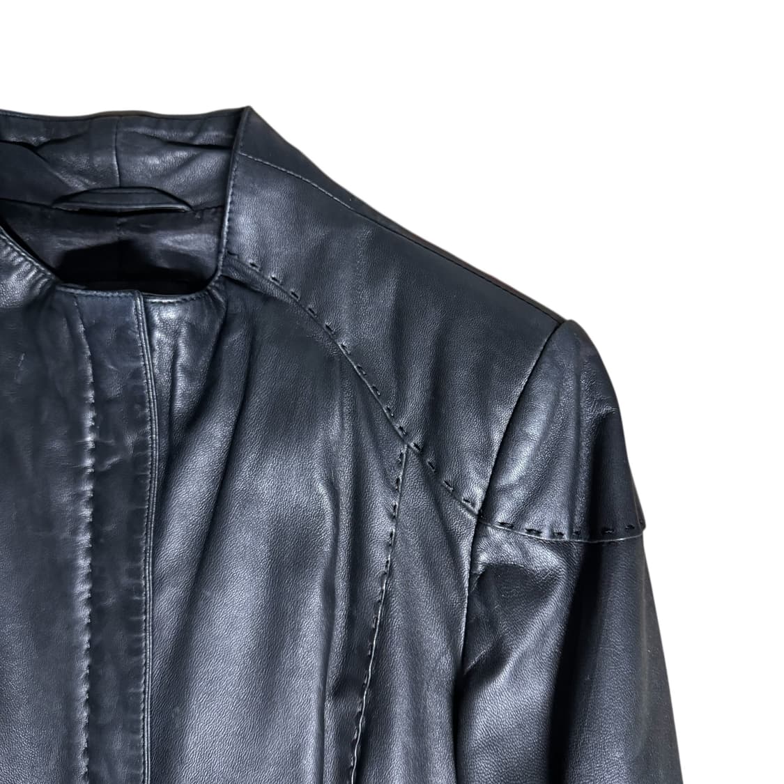 Emporio armani  lamb leather coat 상품이미지3