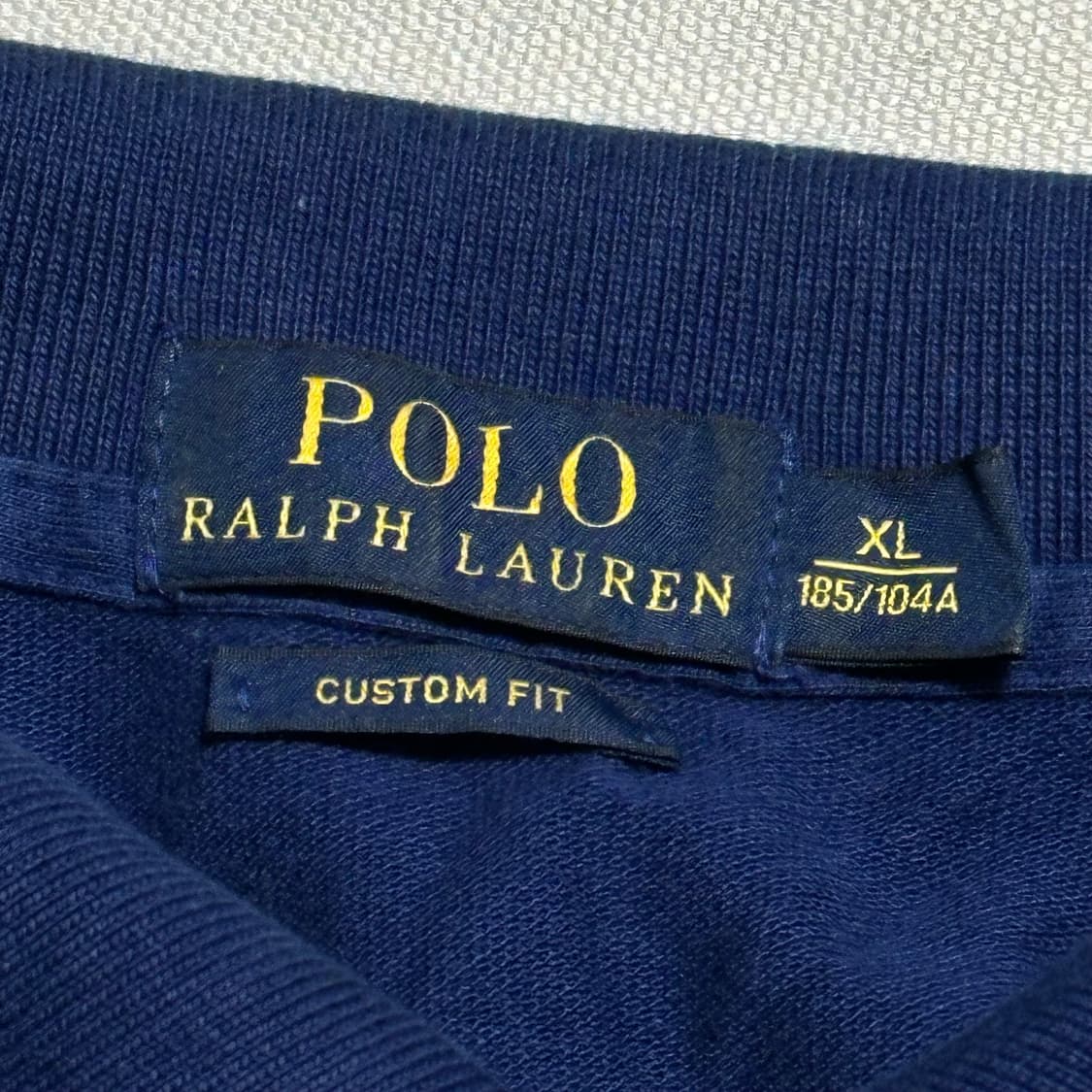 XL 폴로랄프로렌 빅포니 블루 카라 반팔 티셔츠 상품이미지4