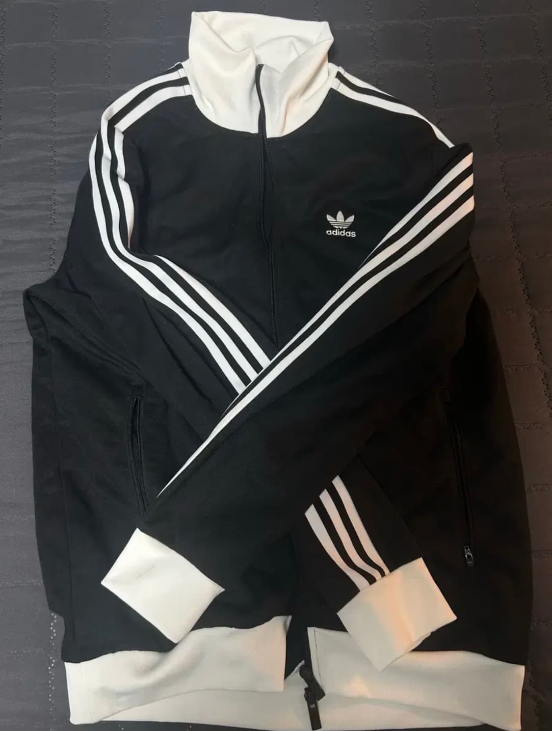 아디다스 베켄바우어 트랙탑 블랙 화이트 상품이미지1