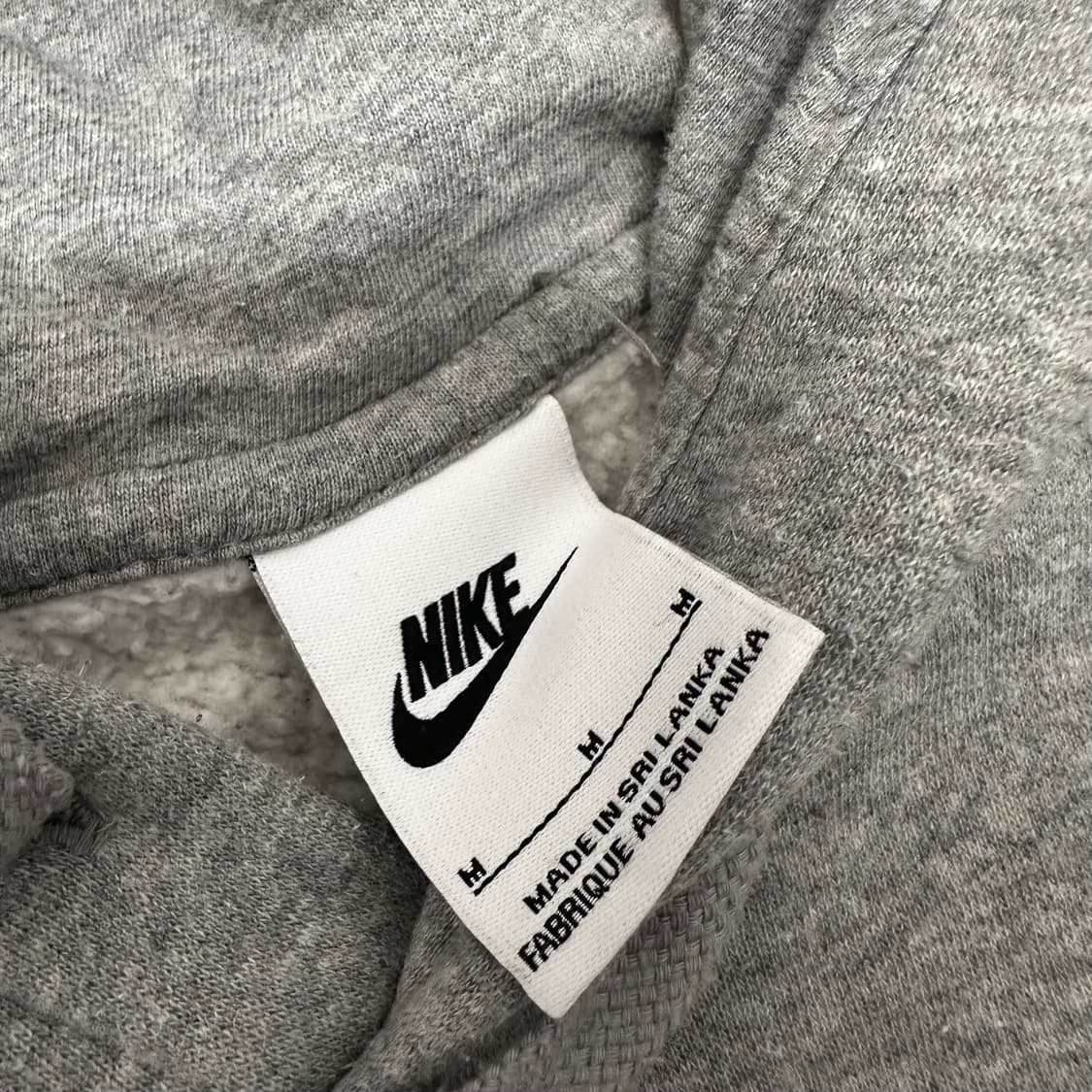 NIKE 나이키 기모 후드티 그레이 M 상품이미지3