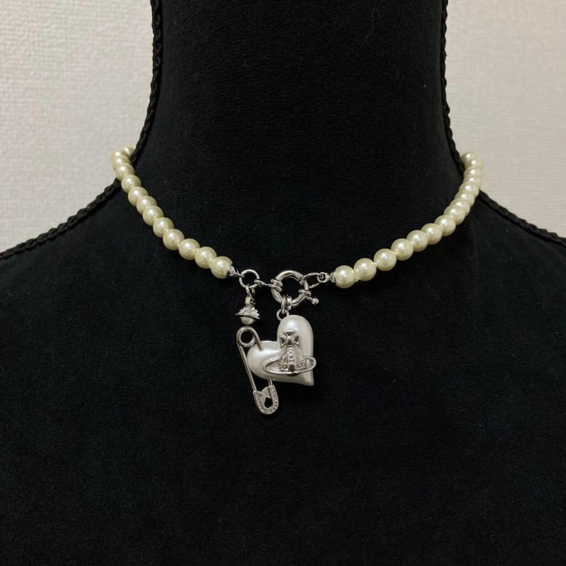 비비안웨스트우드 진주 펄 orb 초커 목걸이(새상품) 상품이미지1