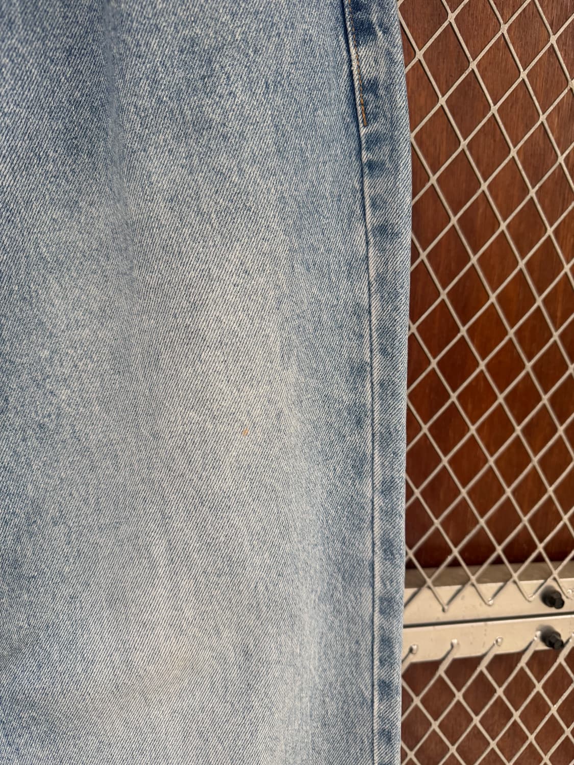 TILLIDIE 틸아이다이 라이트 와이드 워싱 데님 팬츠 M 상품이미지6