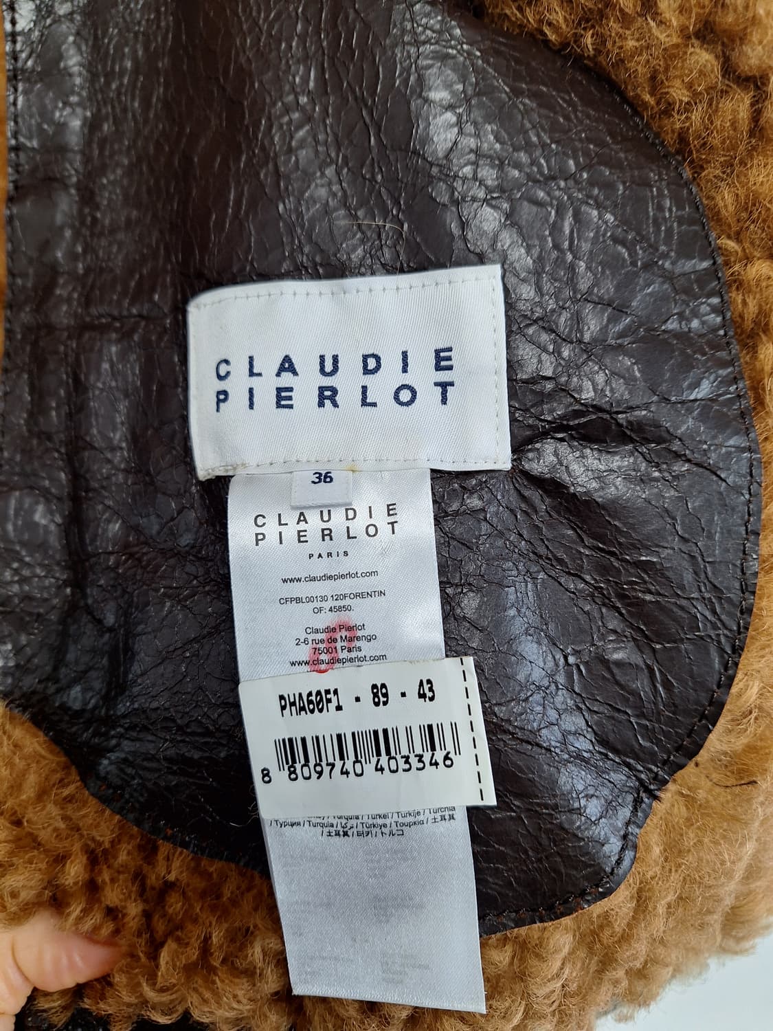 끌로디피에로 소가죽 무스탕 상품이미지4