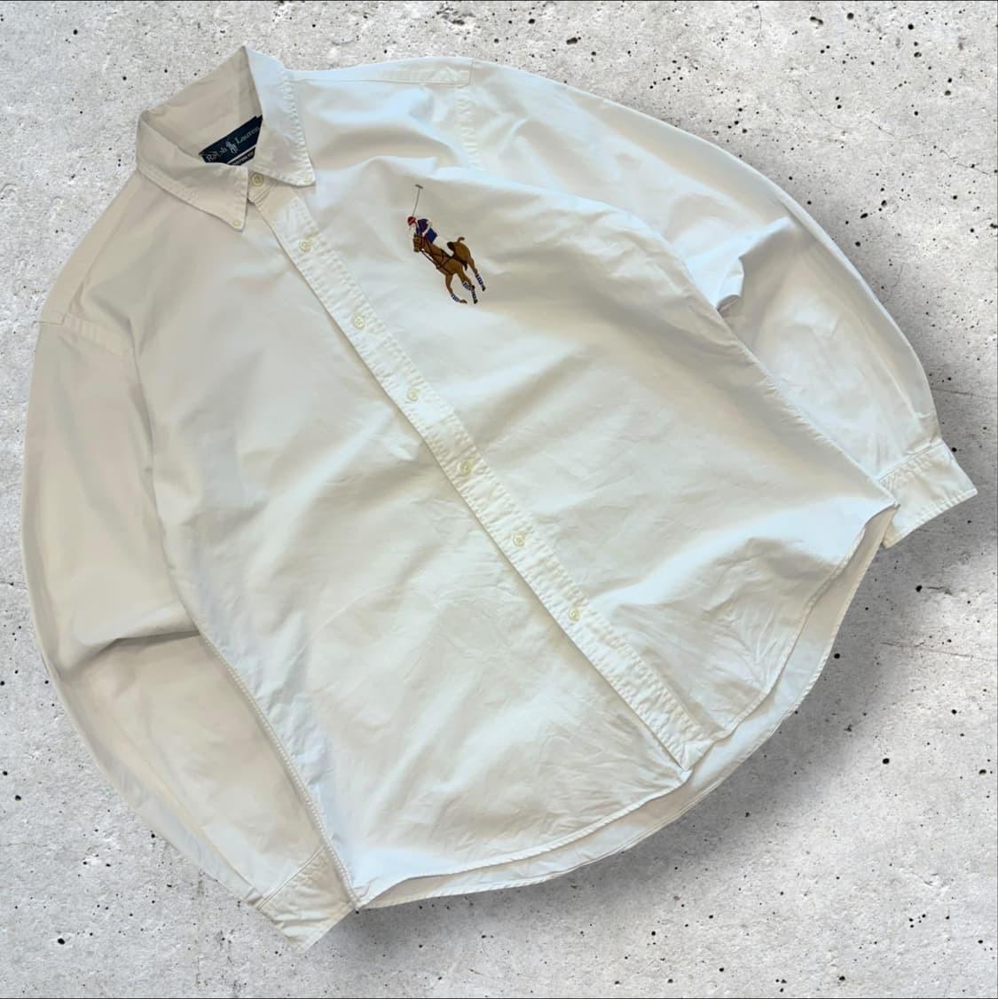 [L] 폴로 랄프로렌 빅포니 화이트 셔츠 B279 상품이미지1