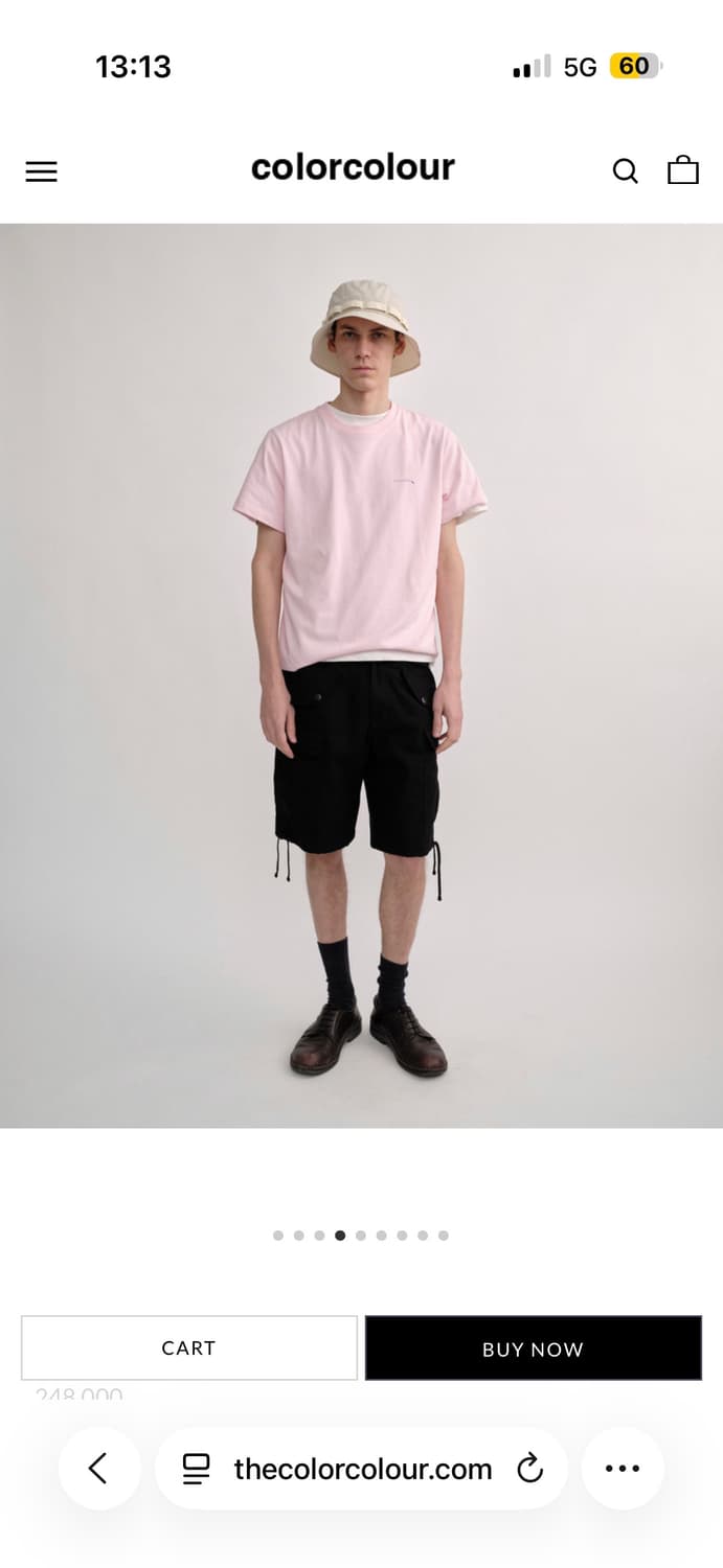 Colorcolour tshirts (pink)  상품이미지1