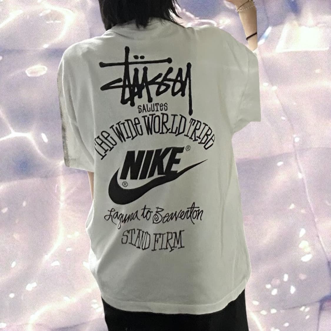 스투시 나이키 나투시 반팔 티셔츠 화이트 L  상품이미지1