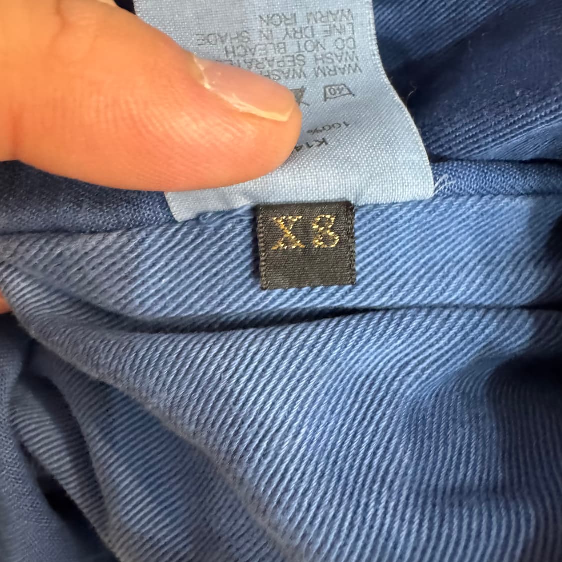 캐피탈 코튼 롱 자켓 블루 ( XS/OLD-8265 ) 상품이미지7