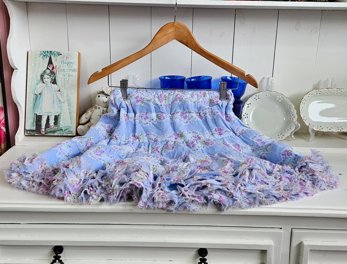 플라워 티어드 스커트 상품이미지4