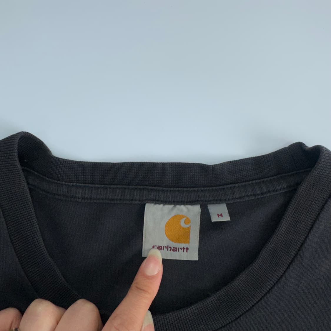Carhartt 칼하트 원포켓 블랙 반팔  상품이미지5