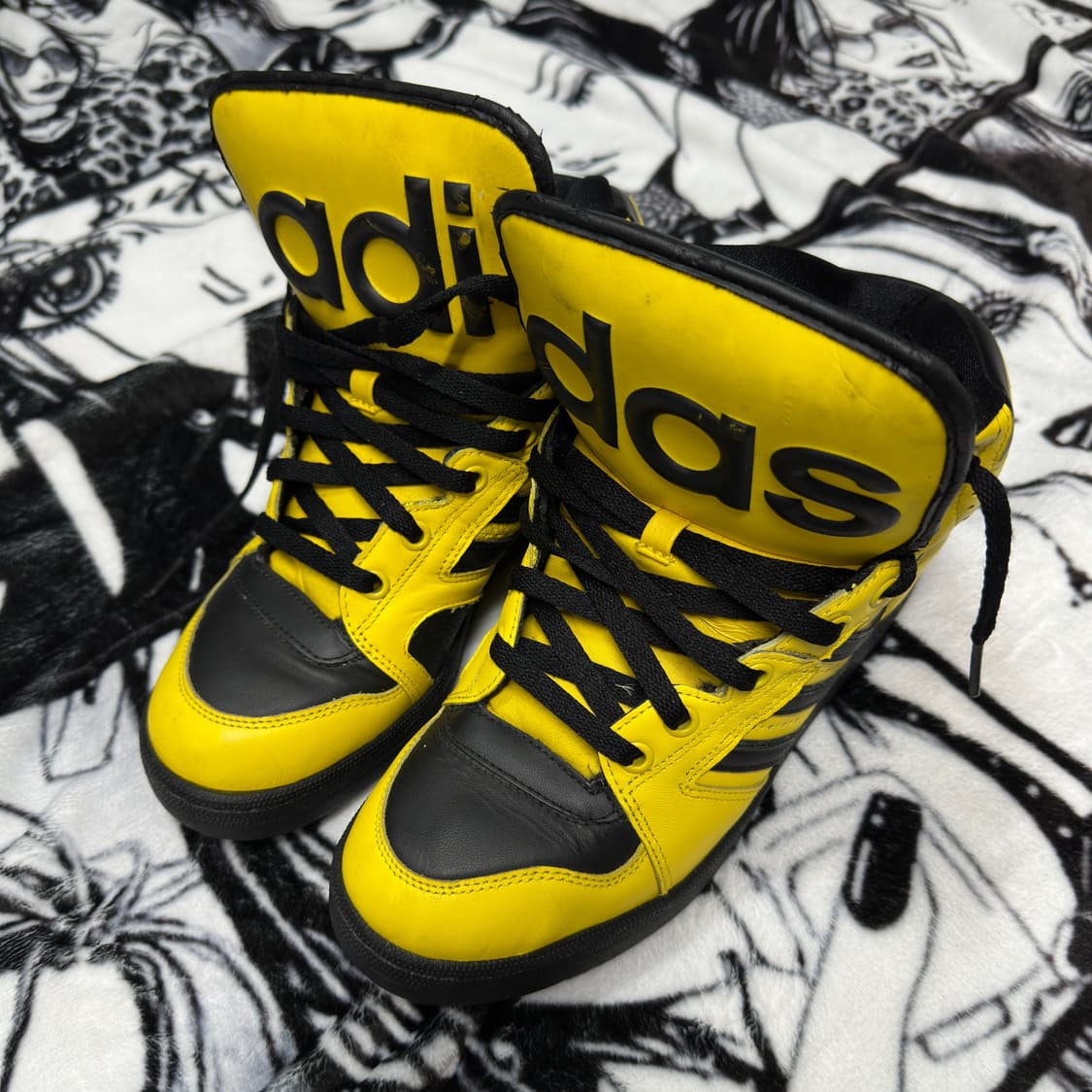 아디다스 제레미스캇 인스팅트 하이 옐로우 상품이미지1