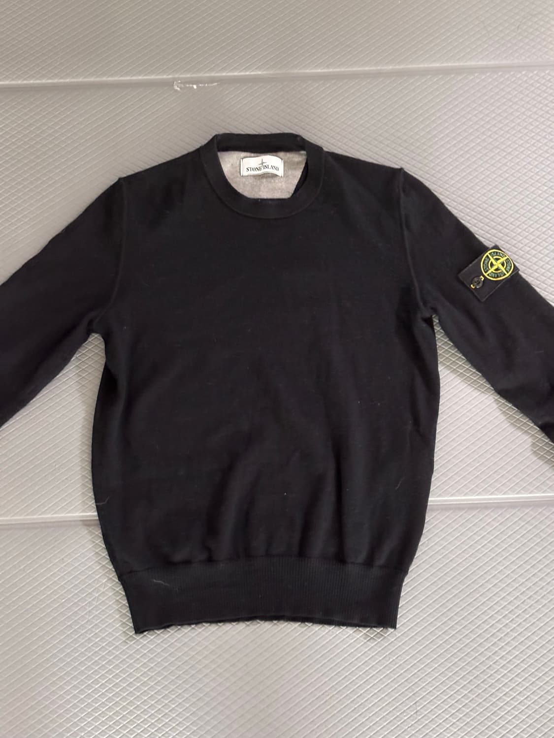 [정품] 스톤 아일랜드 블랙 니트 M 상품이미지1