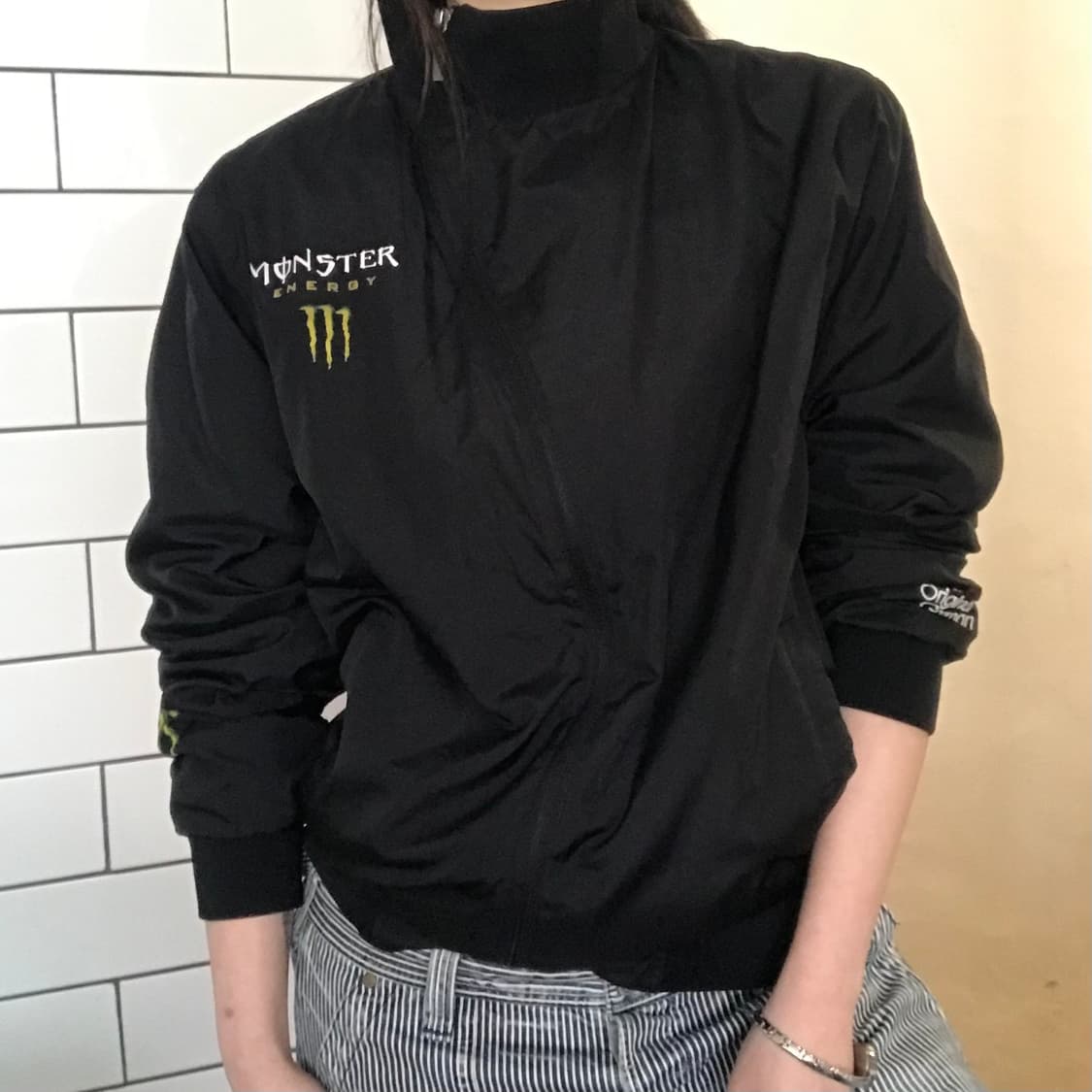 몬스터 에너지 사선 집업 자켓 상품이미지1