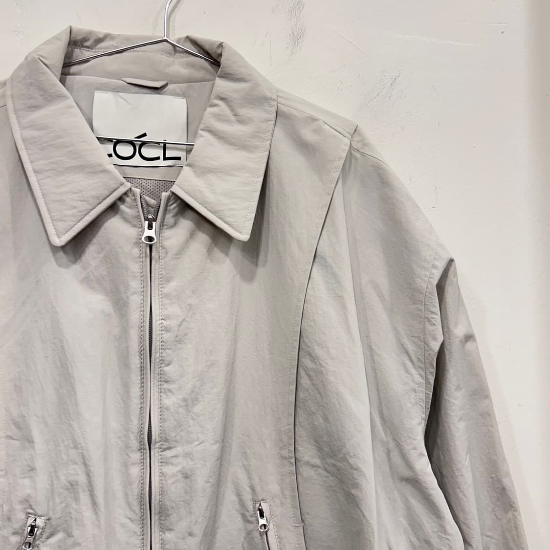 커스텀 어 클락 이너메쉬 나일론 카라 자켓 상품이미지1