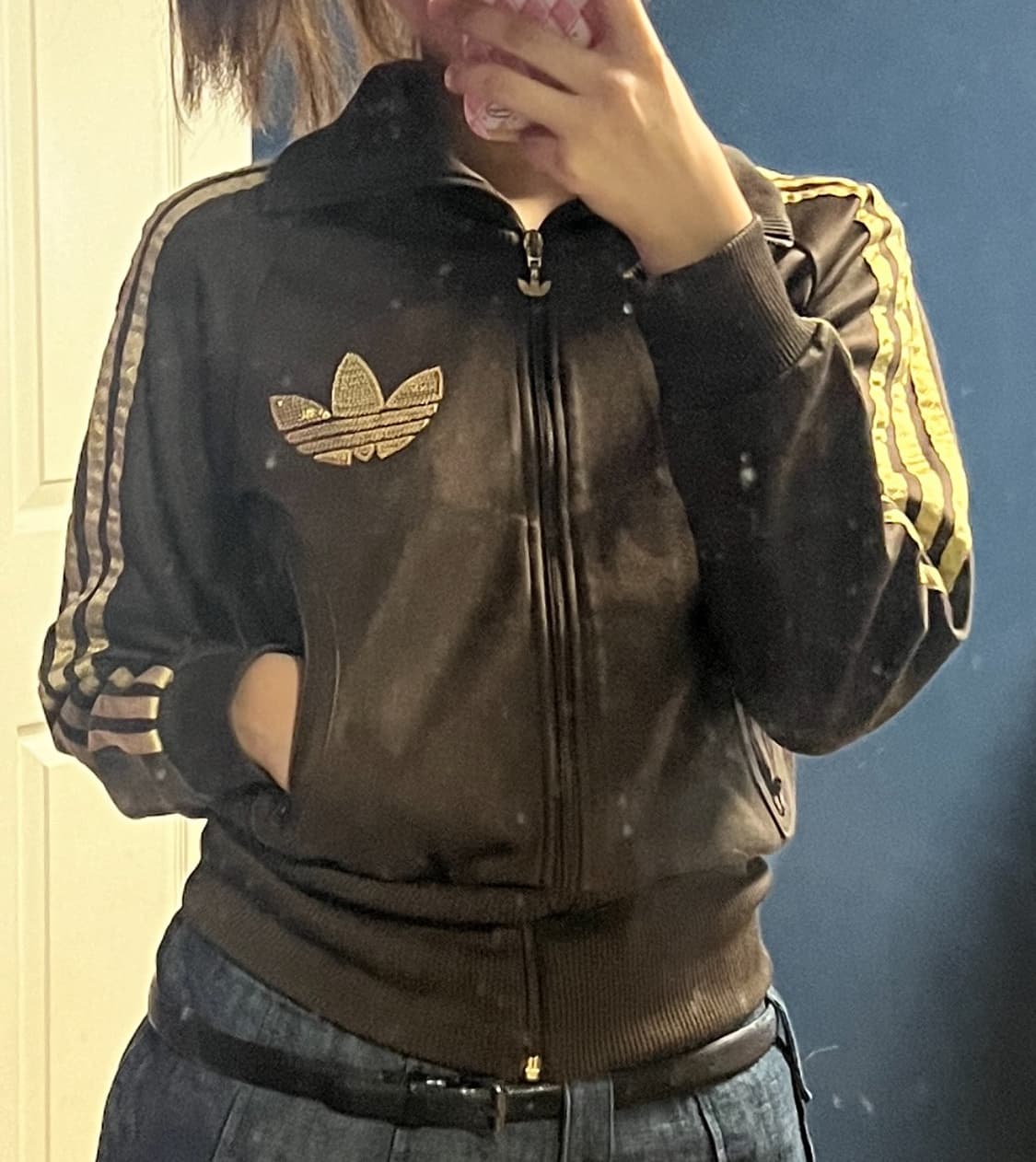 아디다스 희귀 파이어버드 스팽글 져지 브라운 상품이미지9